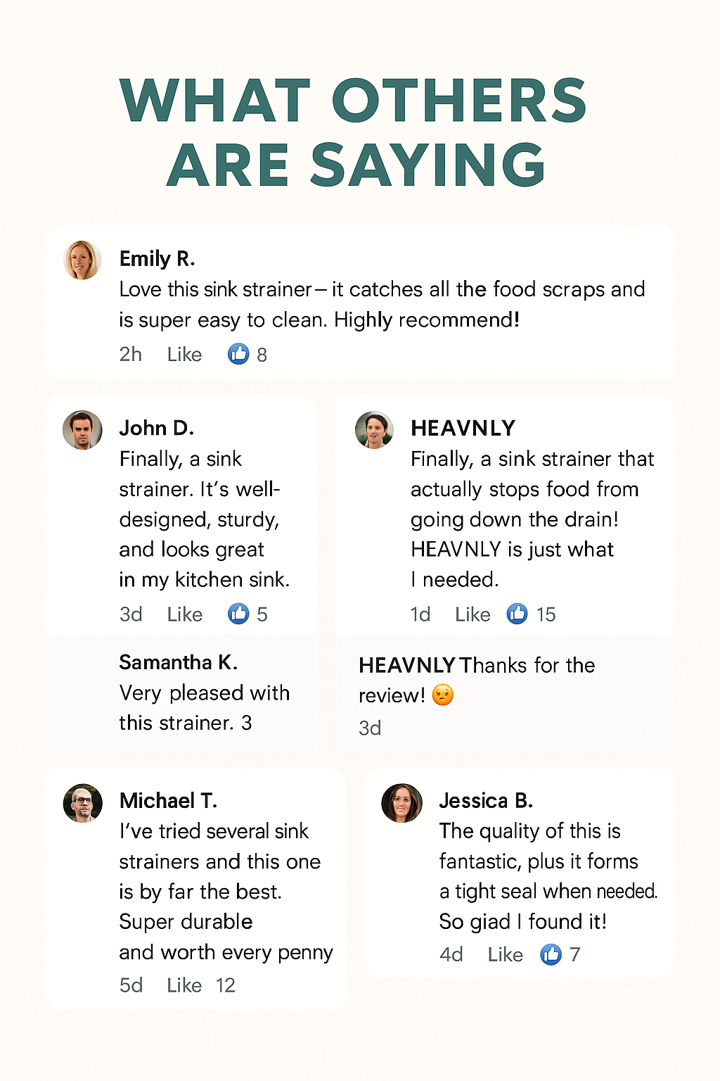 Heavnly PureFlow™ Sink Strainer