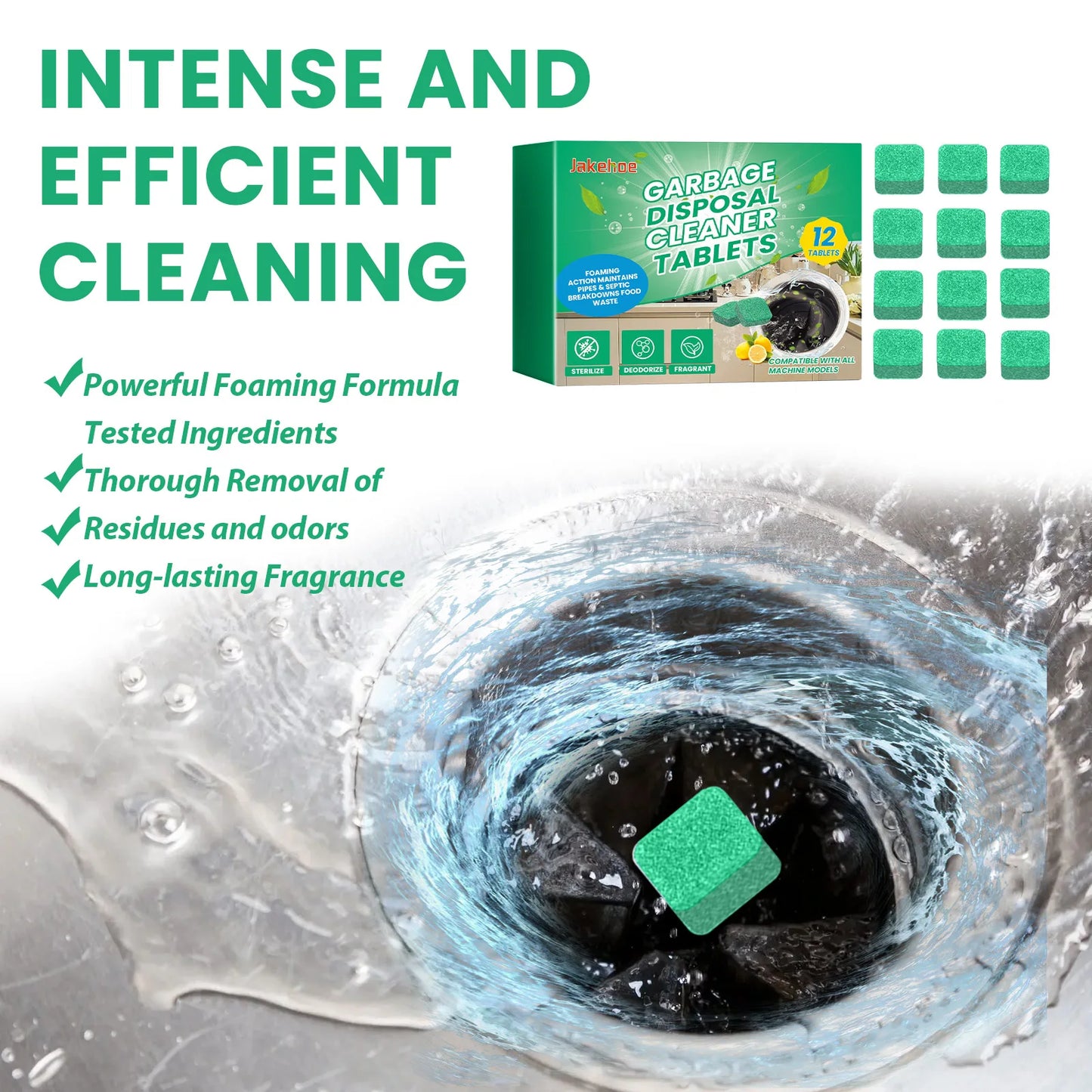 Drain Deodorizing Tabs